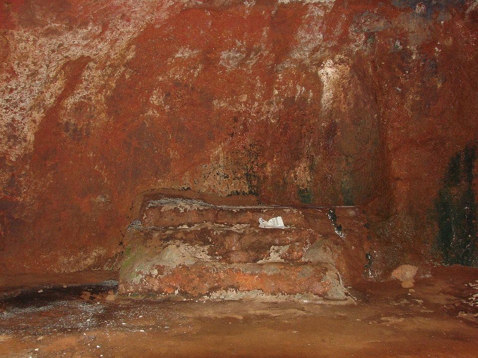 Inside the cave